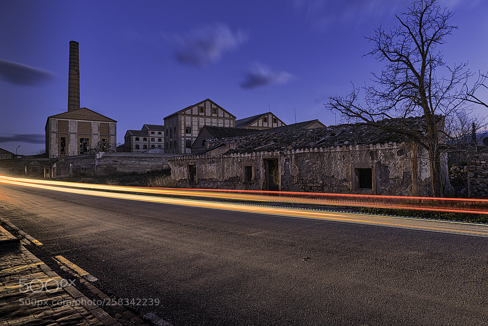 Nikon D810 sample photo. Azucarera de noche photography