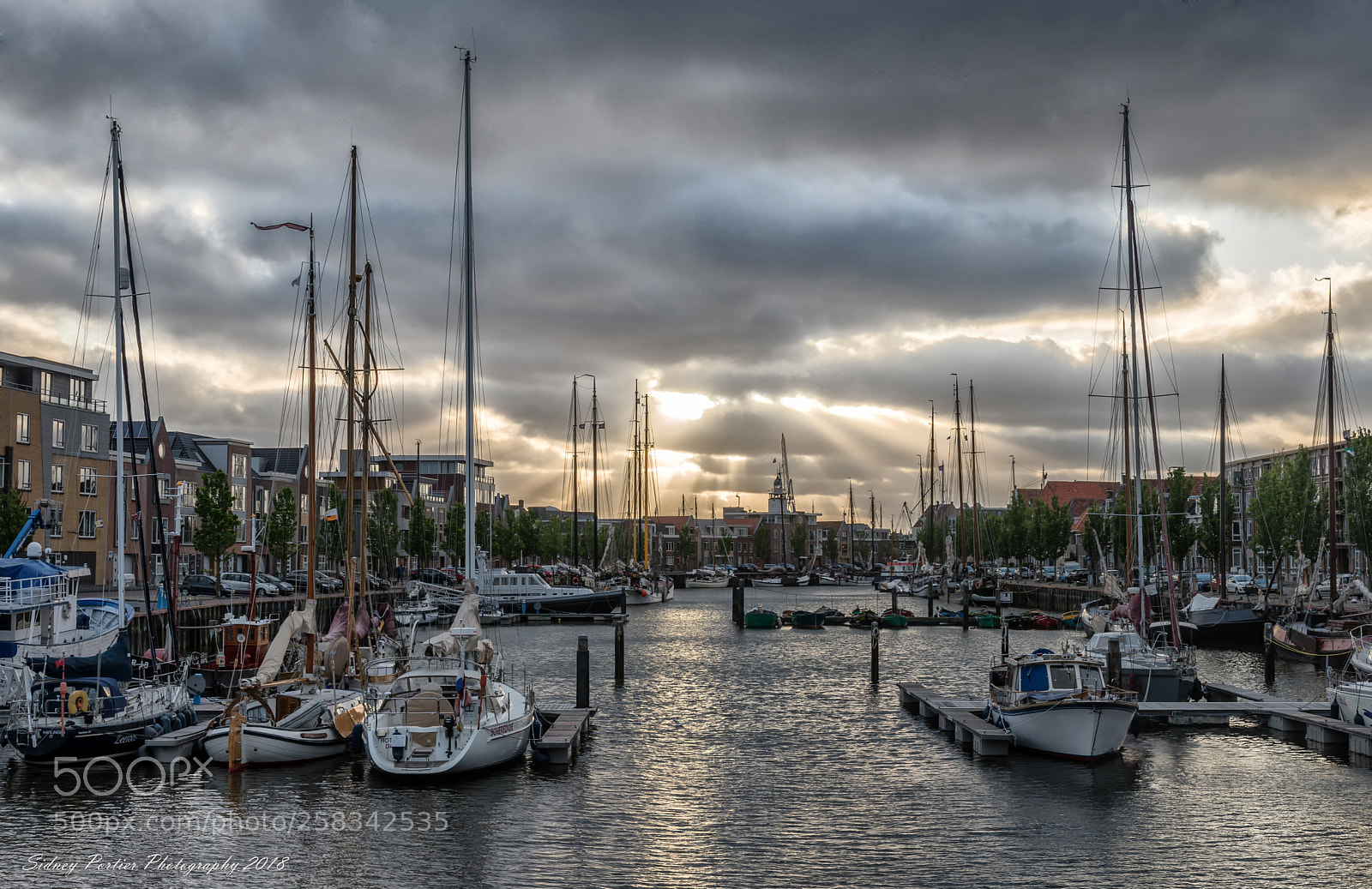 Nikon D600 sample photo. De zuiderhaven in harlingen photography