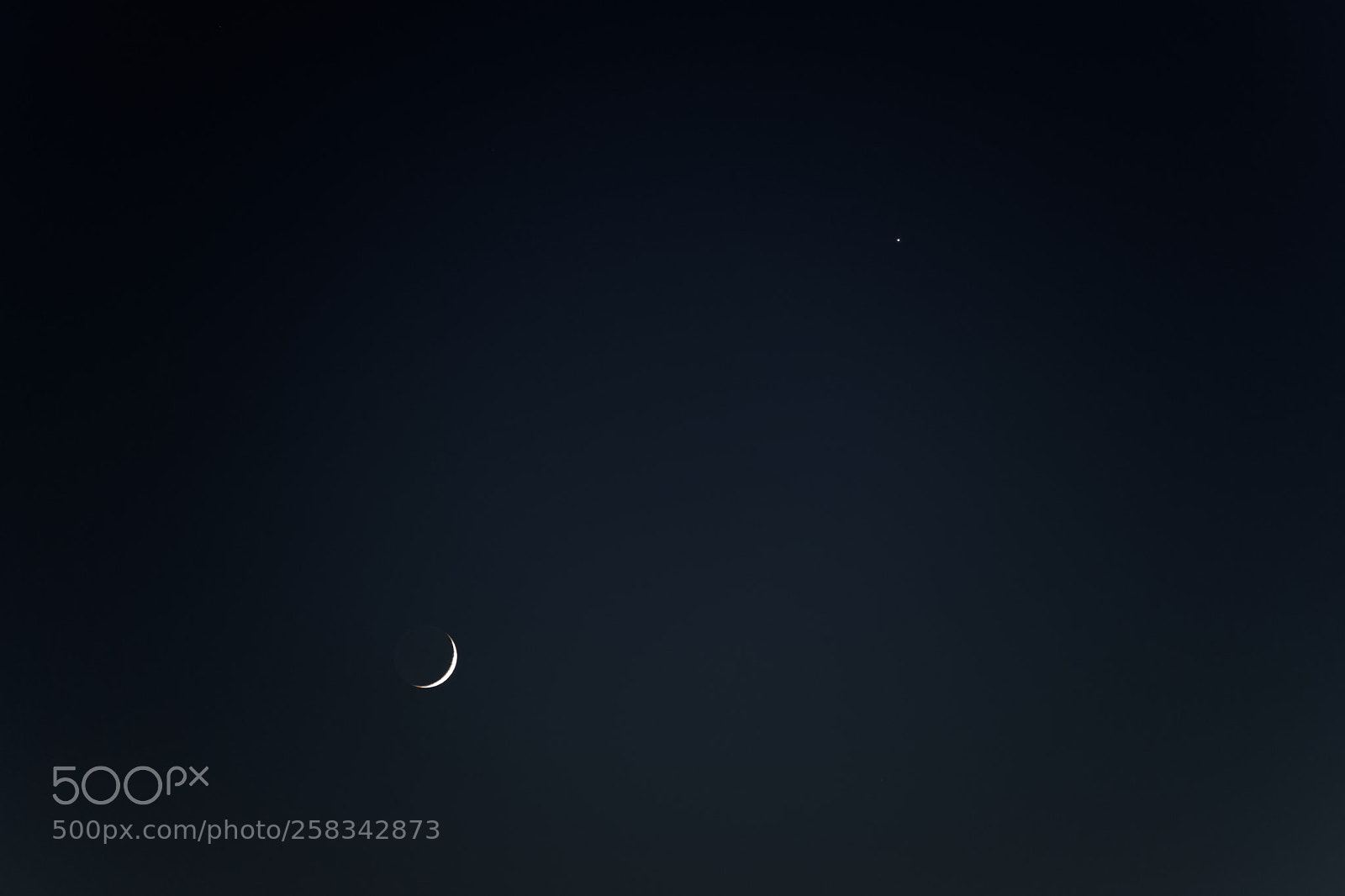 Sony SLT-A99V sample photo. Moon and venus at photography