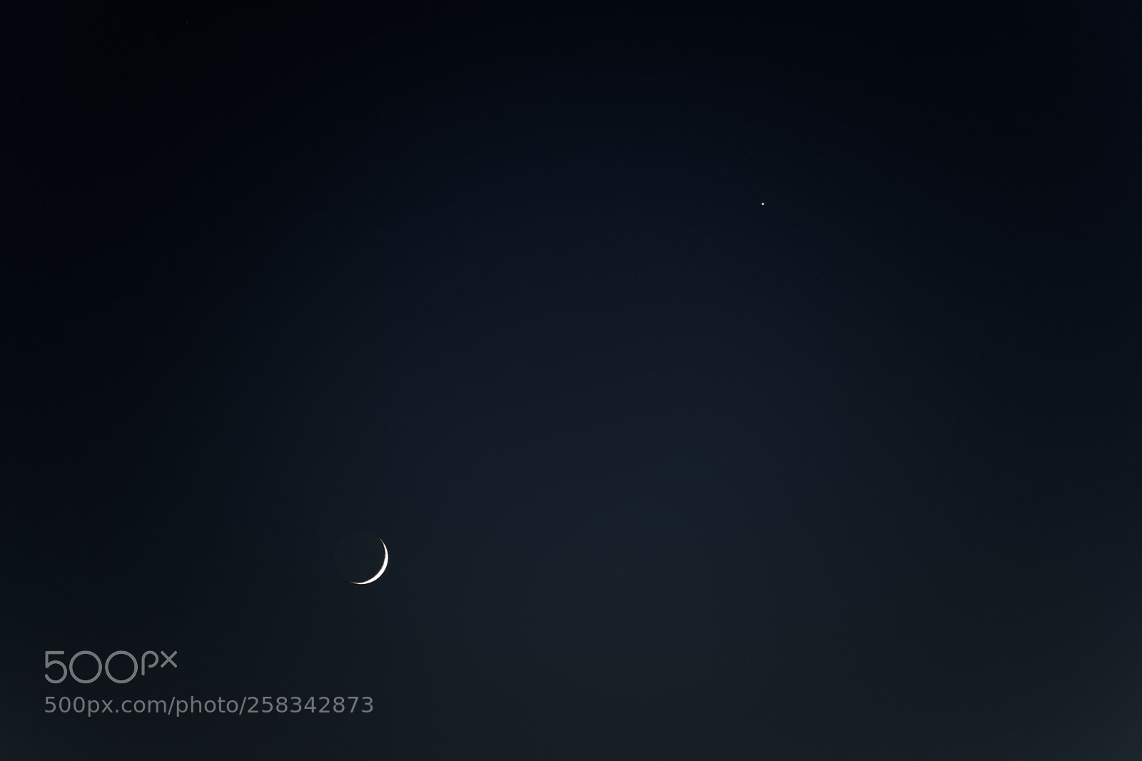 Sony a99 II sample photo. Moon and venus at photography