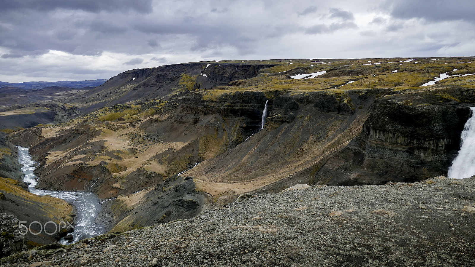 Leica V-Lux (Typ 114) sample photo. Háifoss peeking photography
