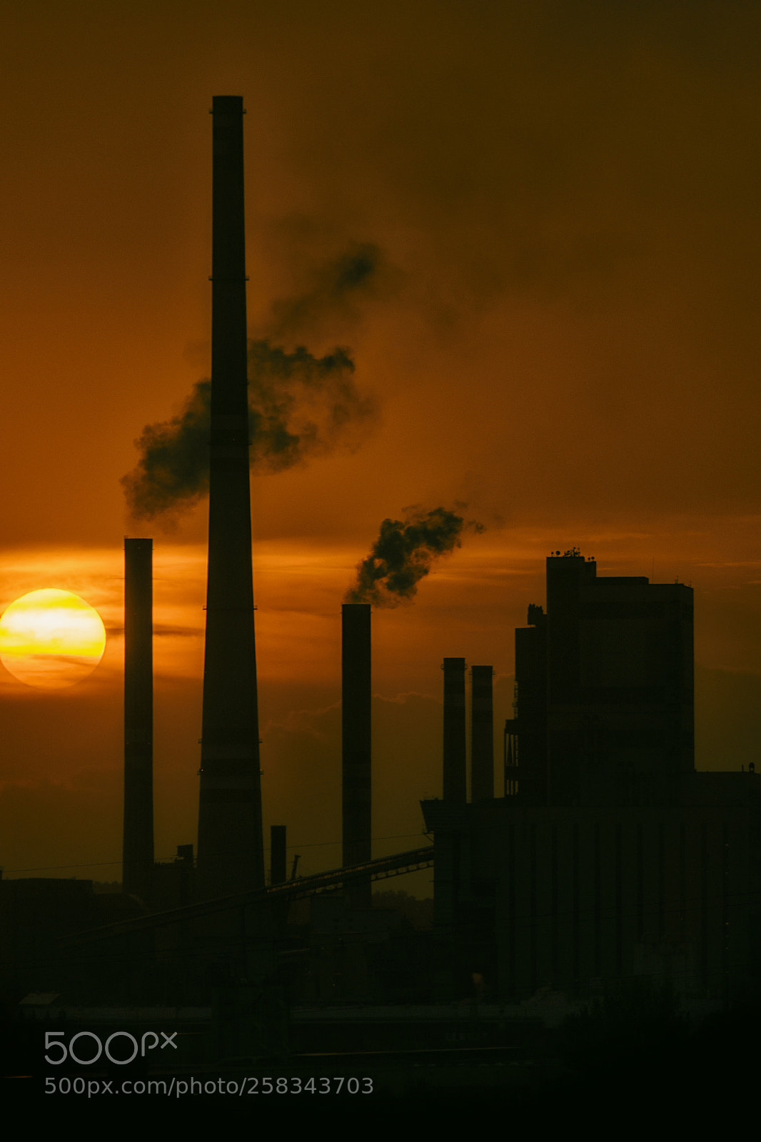 Nikon D810 sample photo. Coal powerplant photography