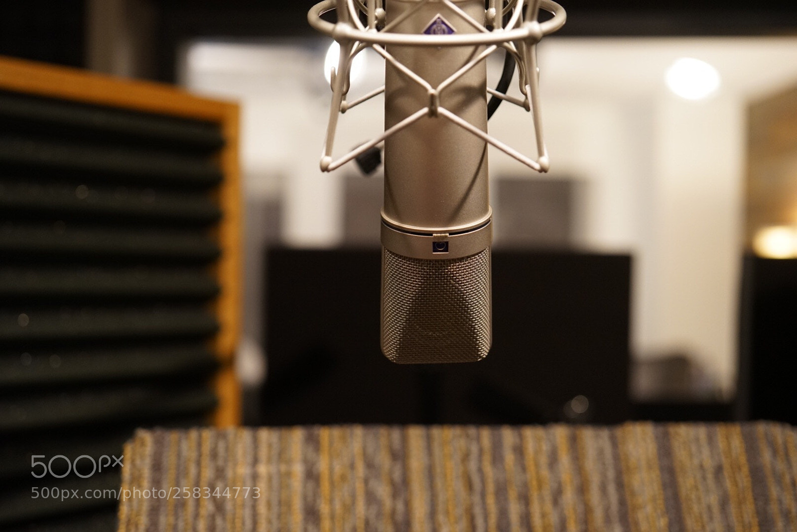Sony a7 II sample photo. Microphone ready for recording photography
