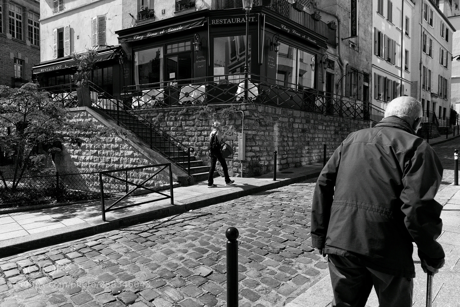 Nikon D800 sample photo. Paris - old man photography