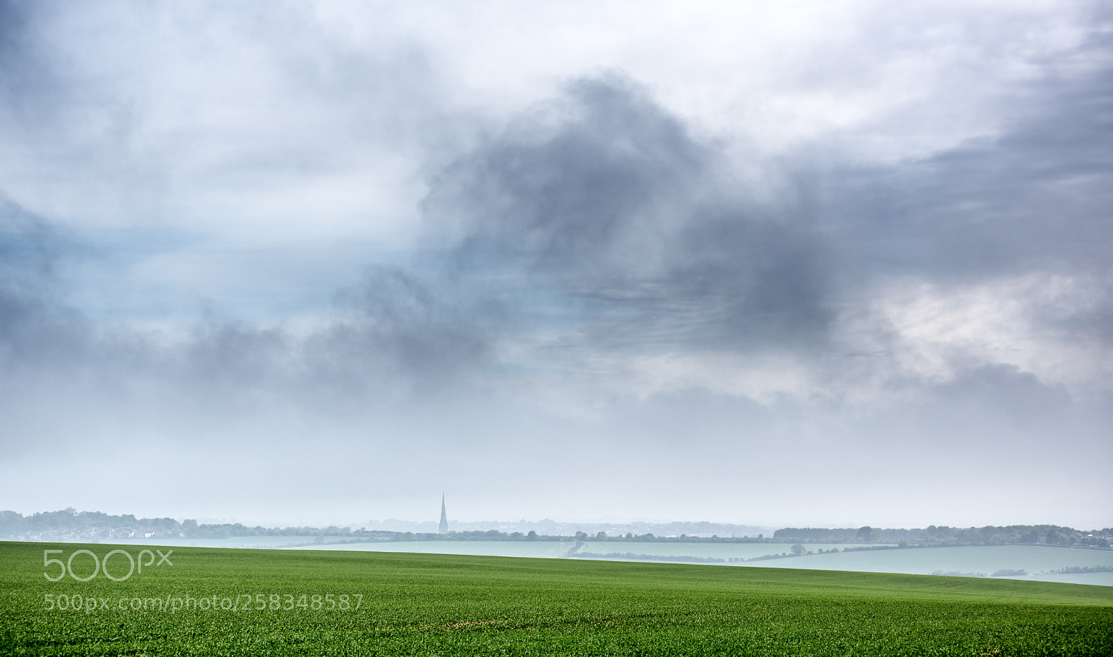 Nikon D810 sample photo. Stormy skies over salisbury photography