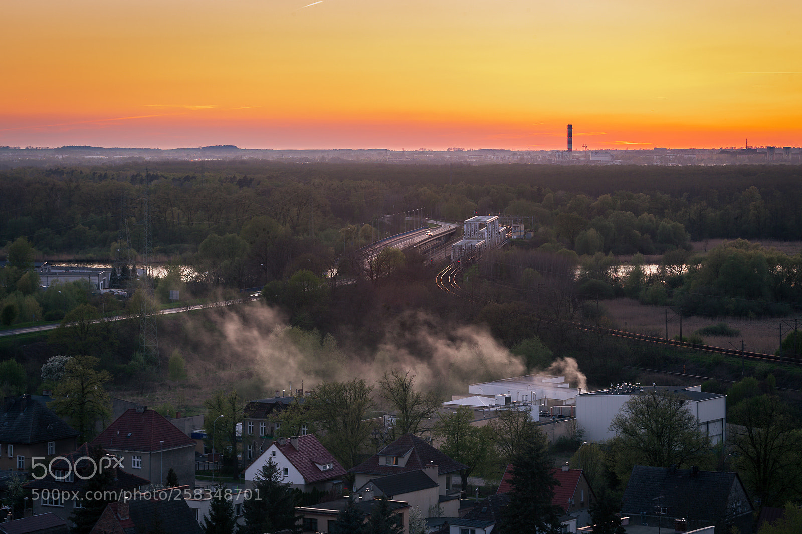 Canon EOS 5D Mark II sample photo. After sunset photography
