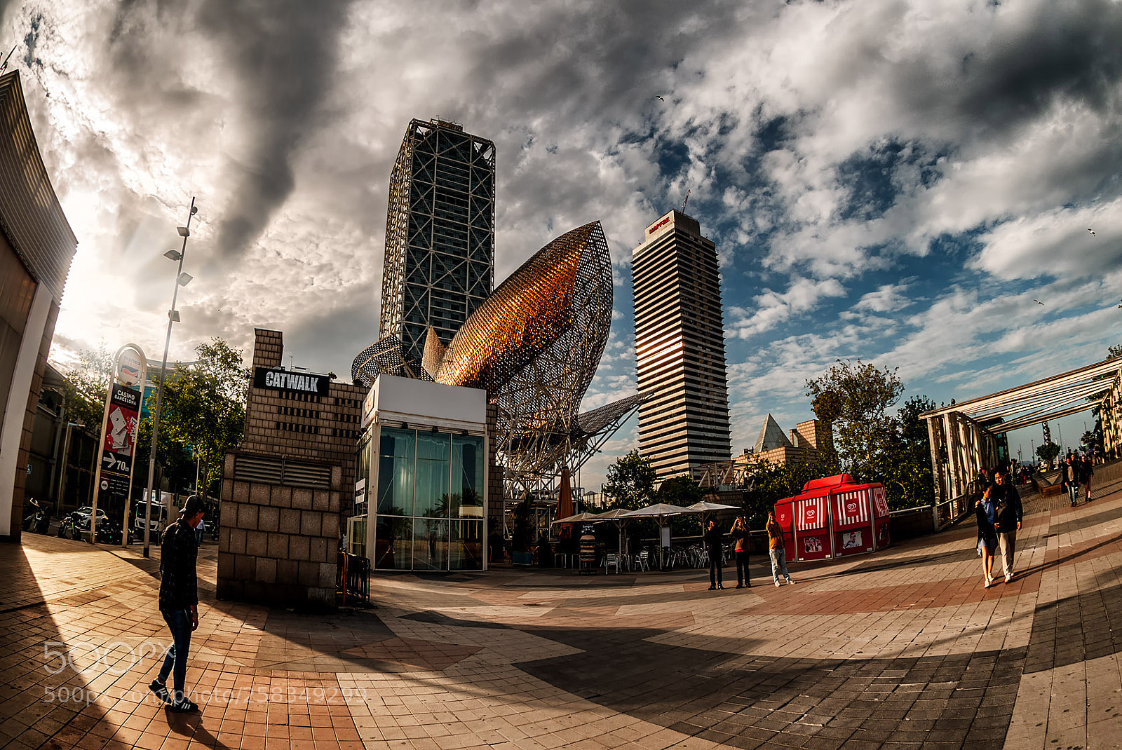Nikon D300 sample photo. Fisheye visions! (barcelona) photography