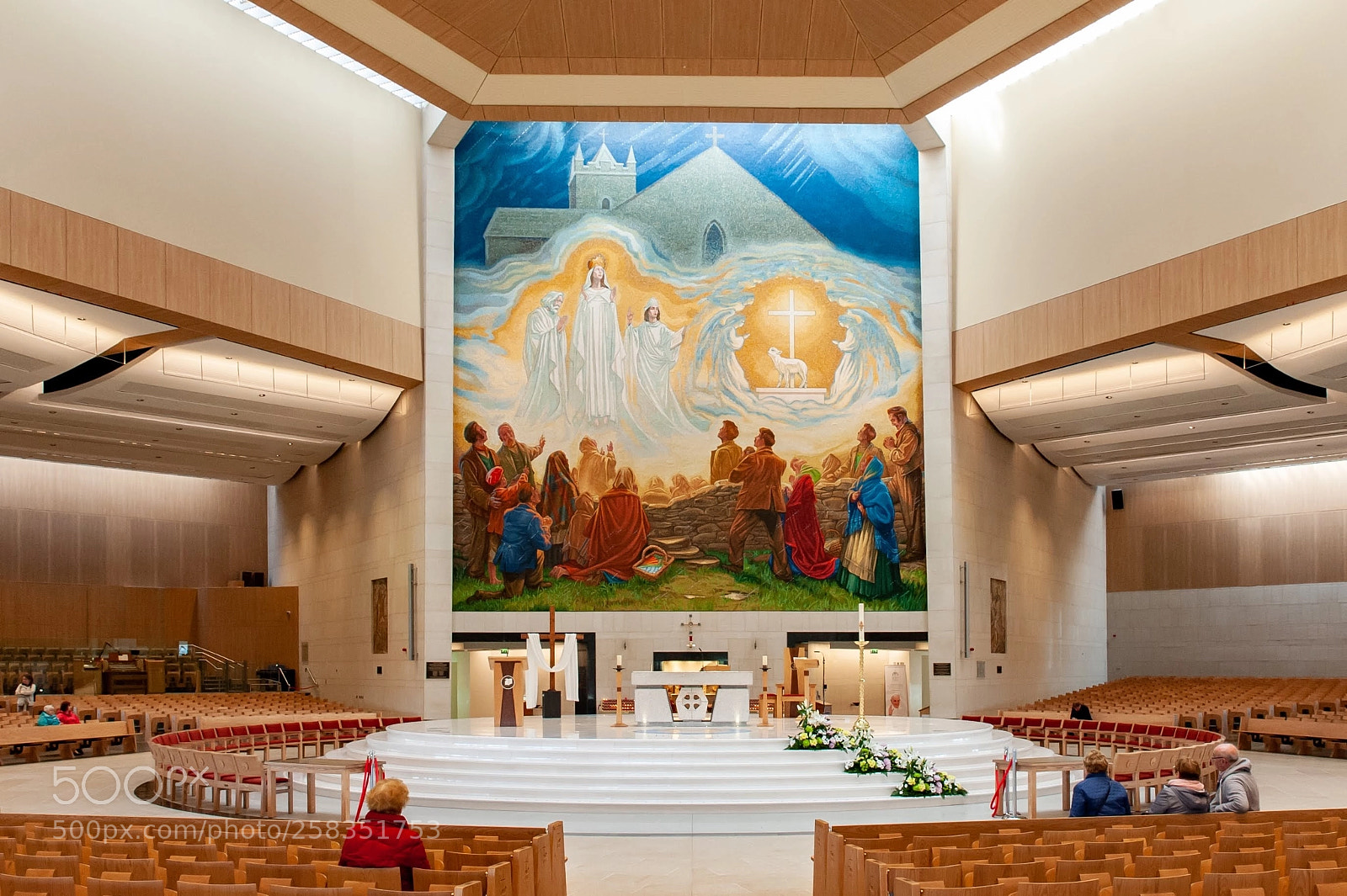 Nikon D700 sample photo. Knock shrine bascilica photography