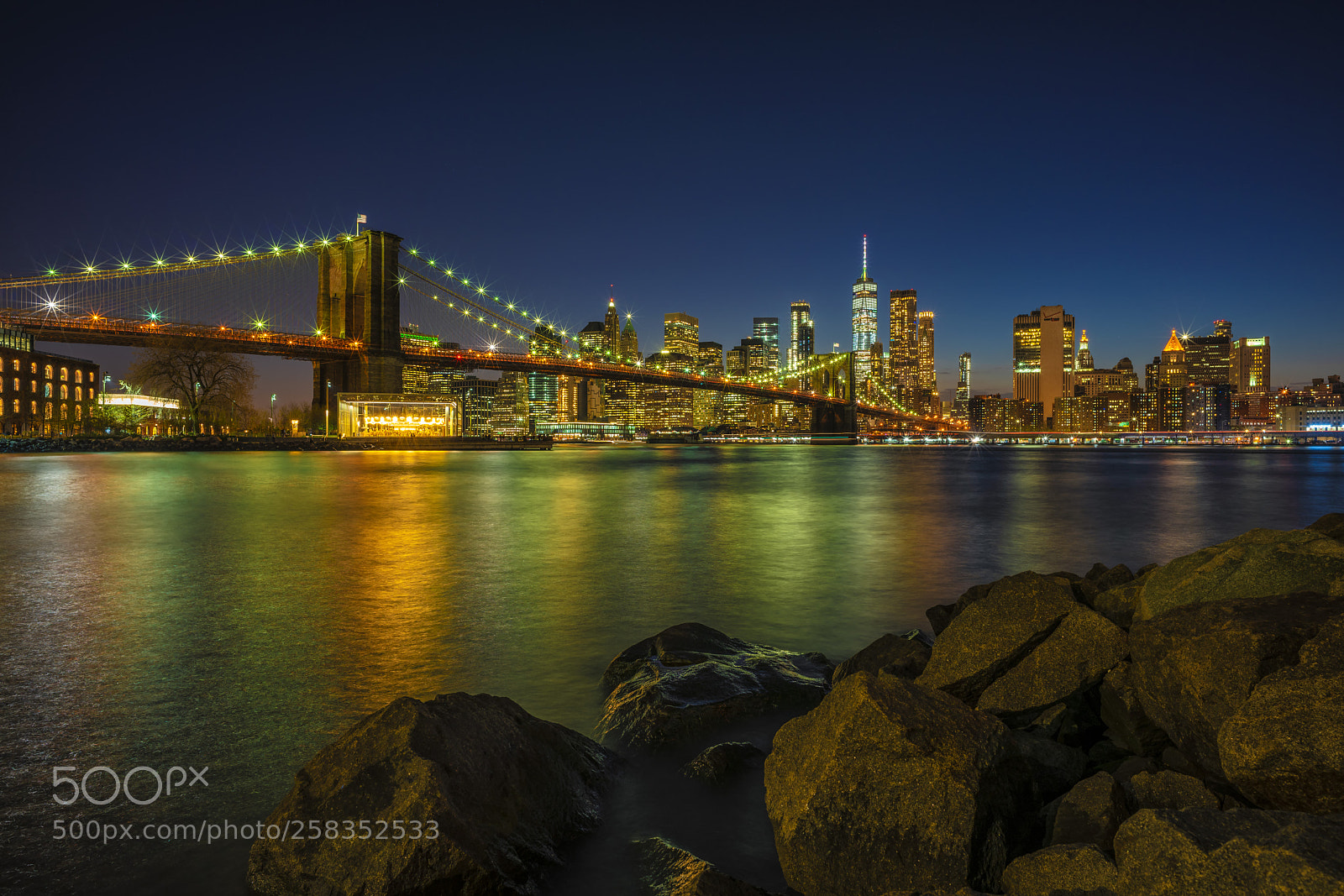 Sony a7R II sample photo. Brookling bridge from dumbo photography