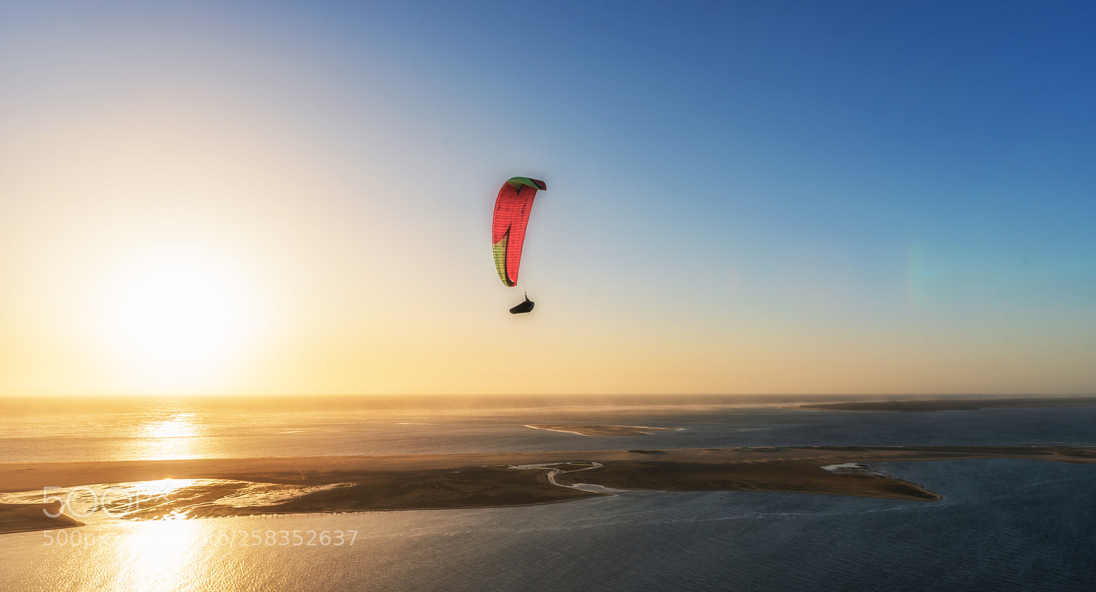 Nikon D750 sample photo. Paragliding dune du pyla photography