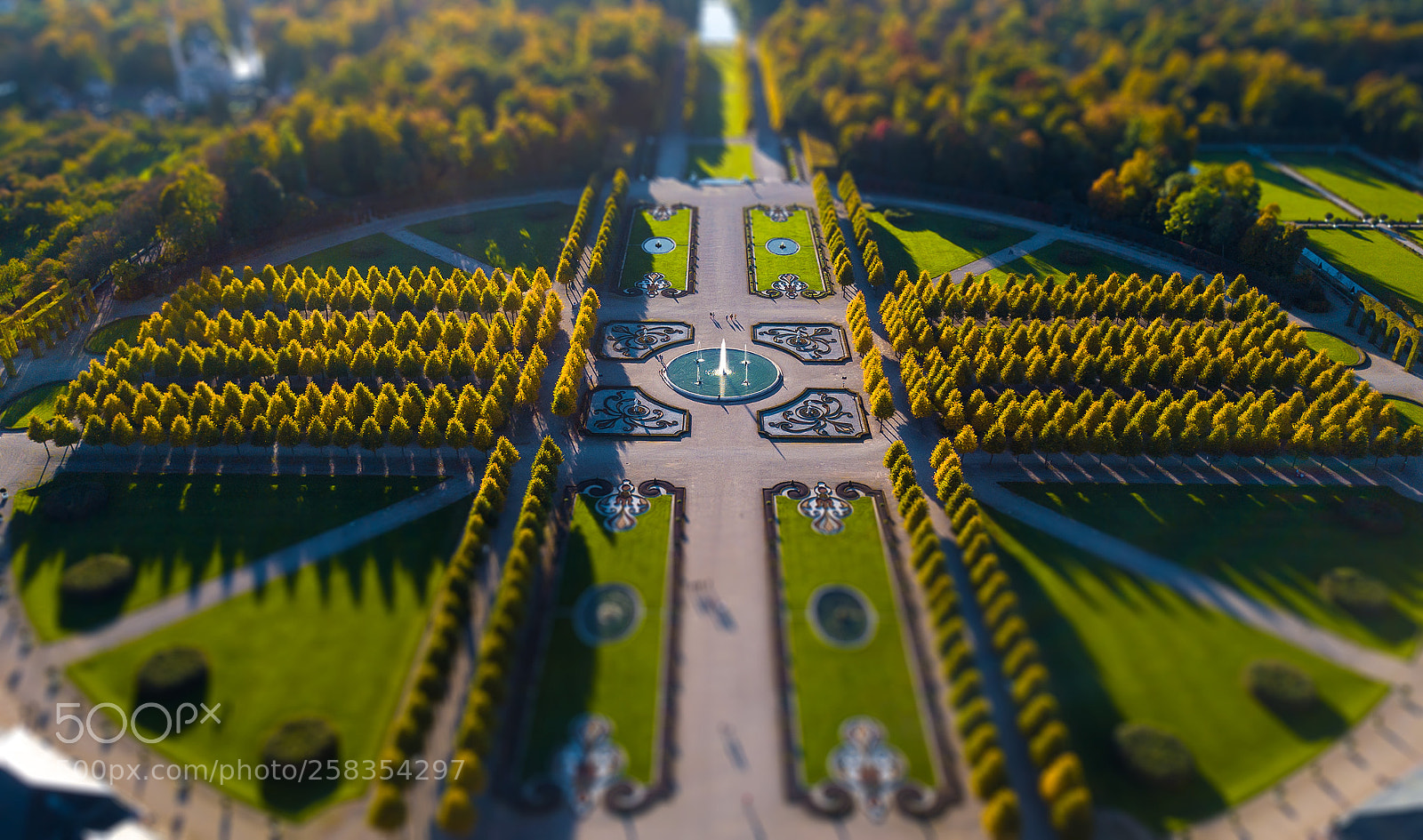 DJI FC220 sample photo. French garden photography