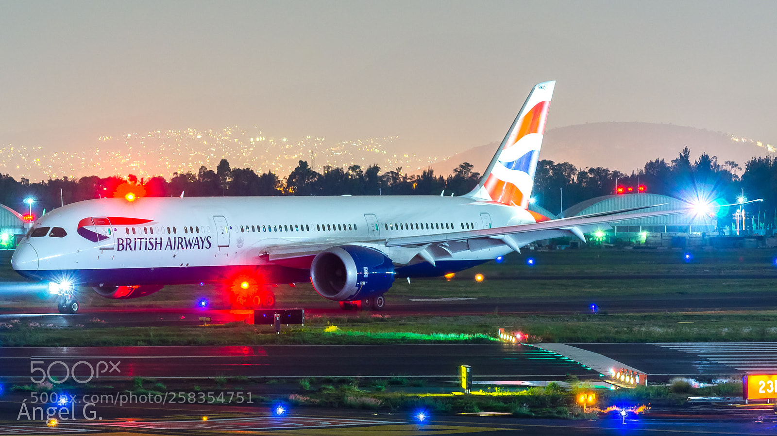 Sony SLT-A55 (SLT-A55V) sample photo. Boeing 787-9 – british airways photography