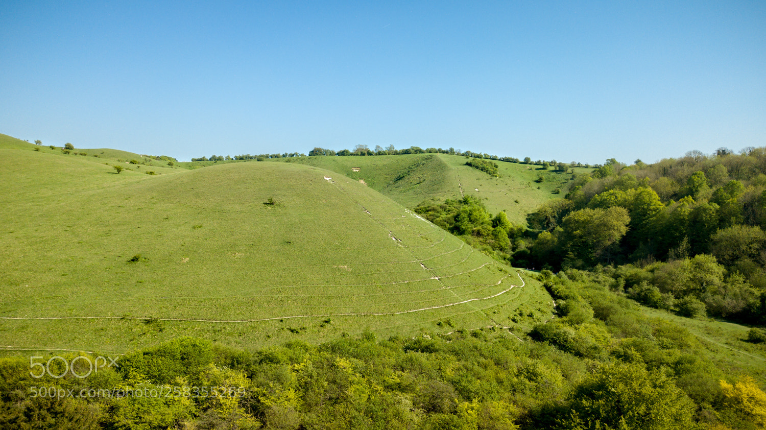DJI FC220 sample photo. Barton hills bedfordshire photography