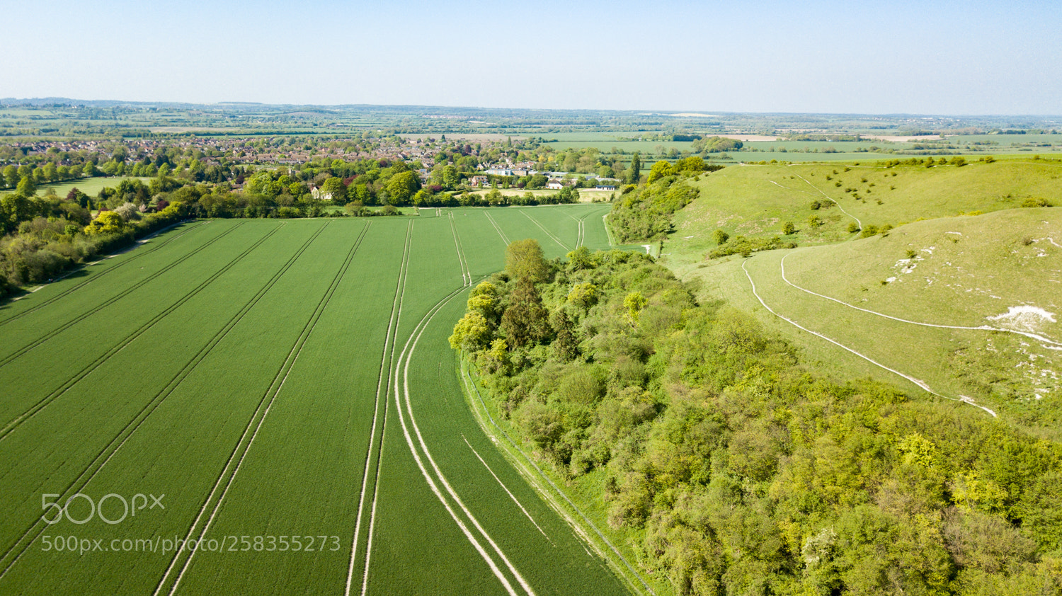 DJI FC220 sample photo. Barton hills bedfordshire photography