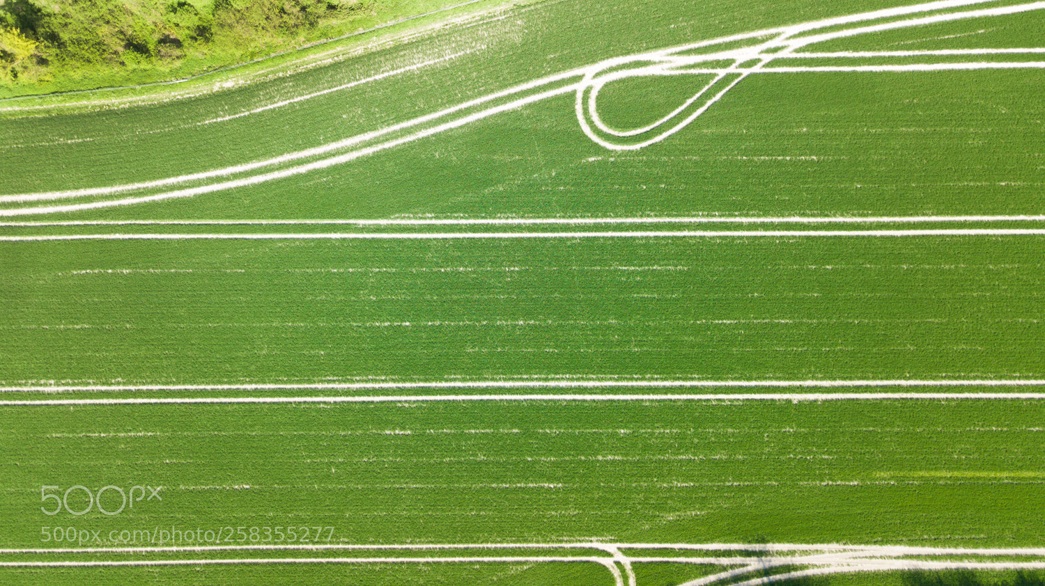 DJI FC220 sample photo. Ploughed field from above photography
