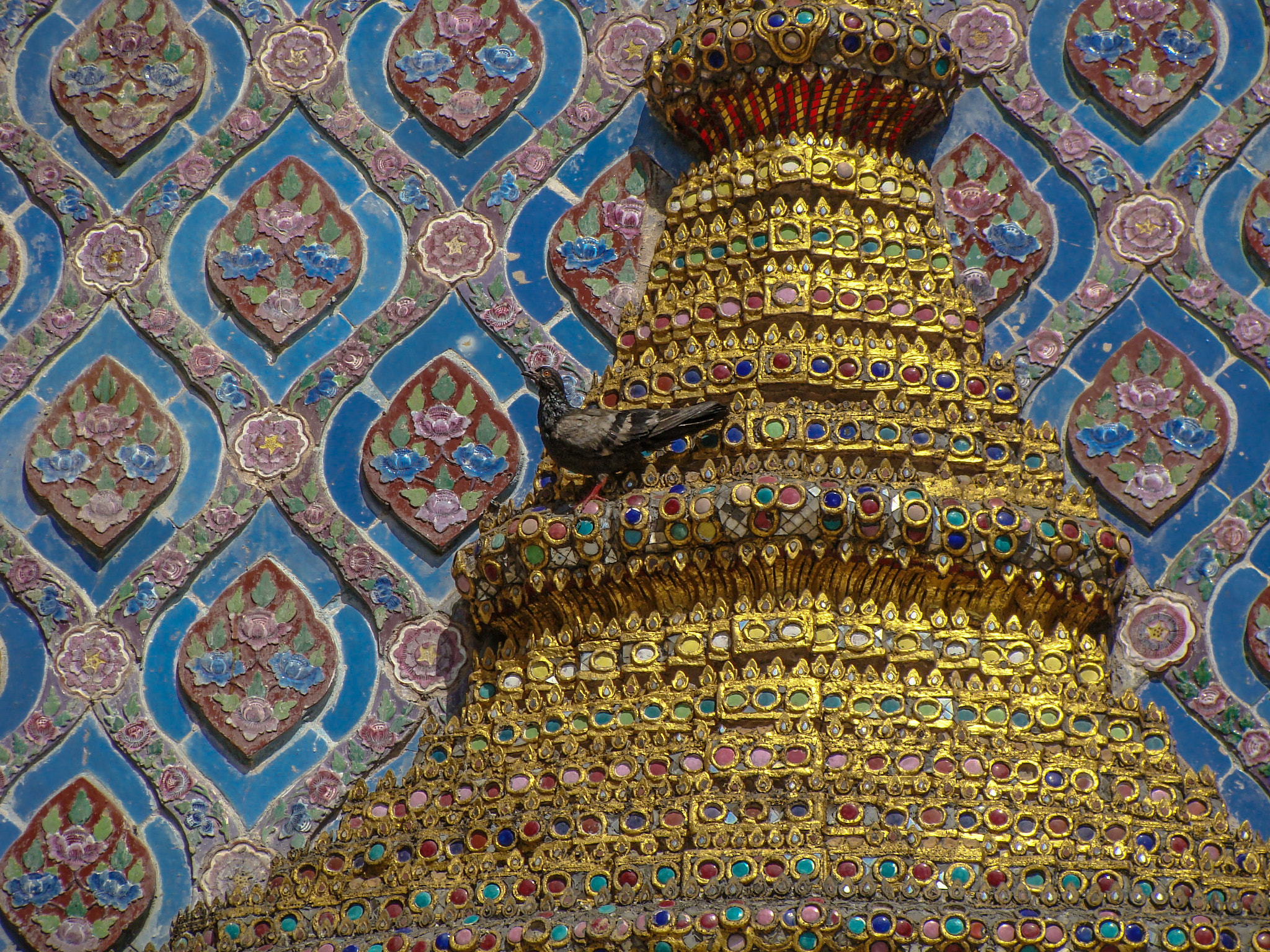 Sony DSC-H3 sample photo. Wat phra kaew, bangkok photography
