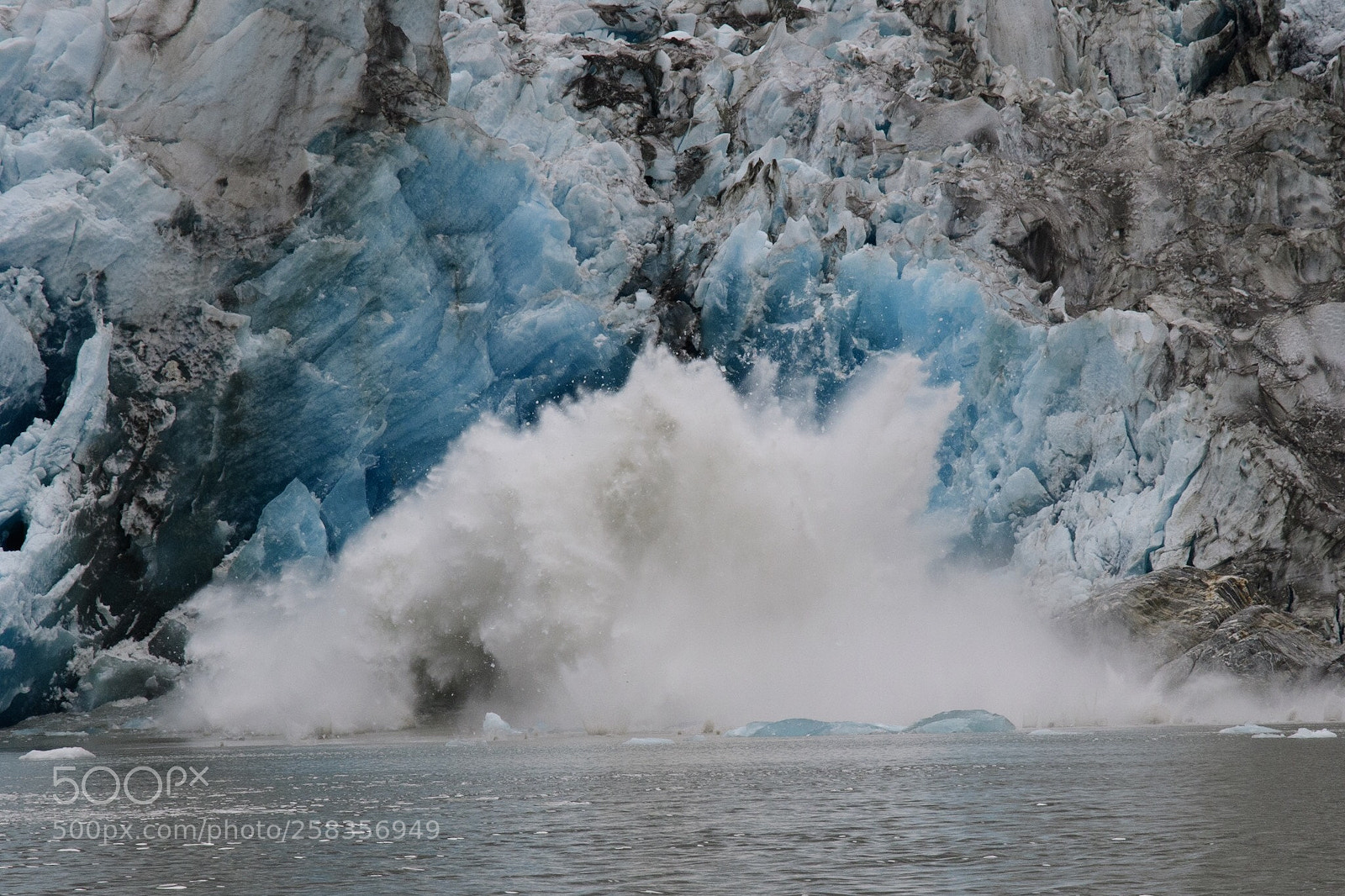 Nikon D500 sample photo. Calving glacier photography