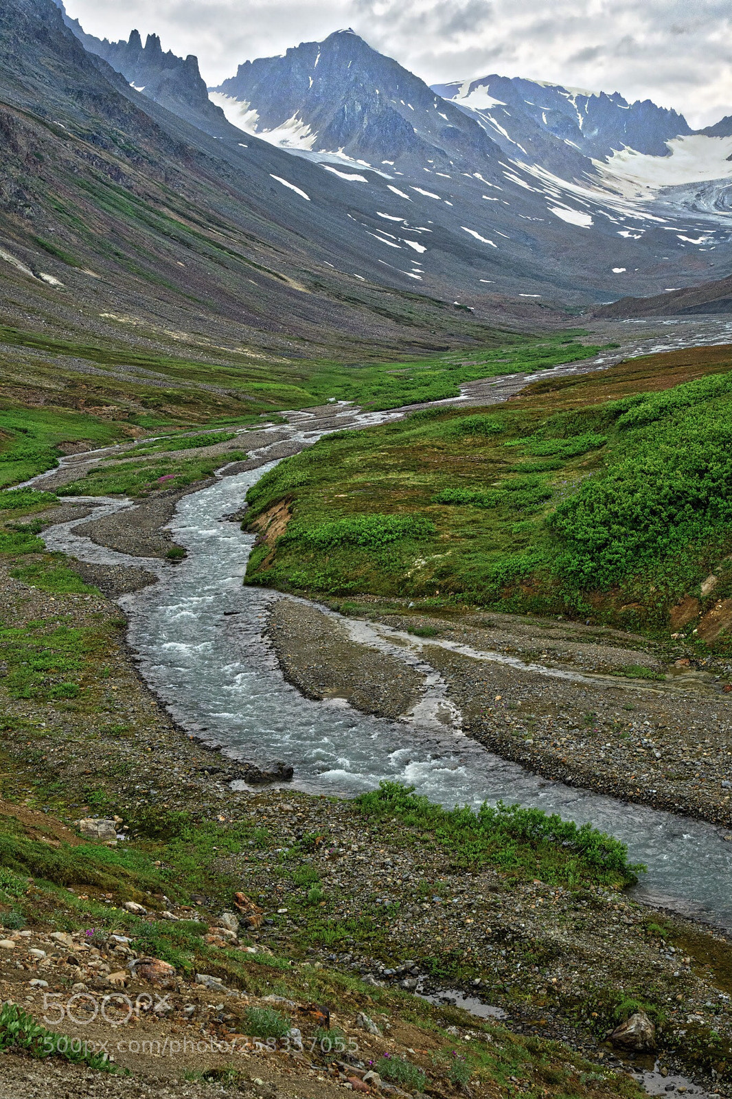 Nikon D500 sample photo. Glacial river photography