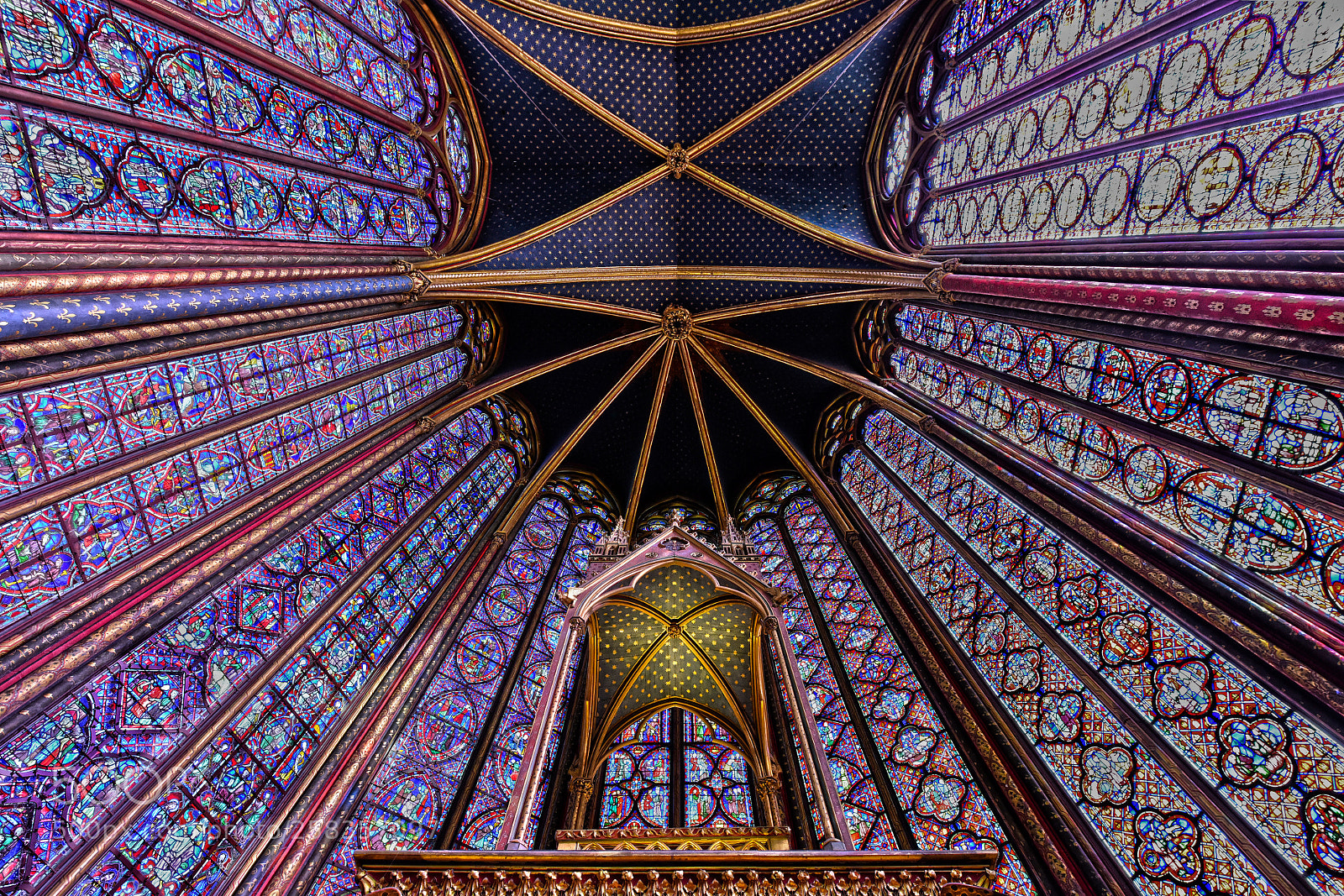 Nikon D810 sample photo. Sainte-chapelle photography