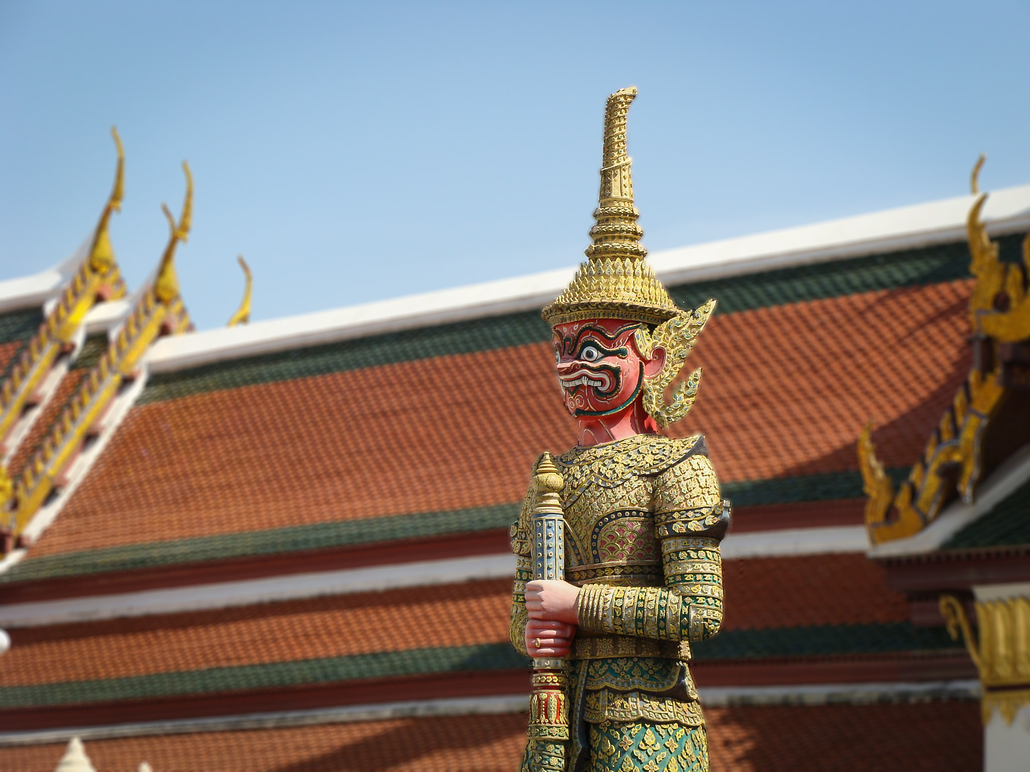 Sony DSC-H3 sample photo. Wat phra kaew, bangkok photography