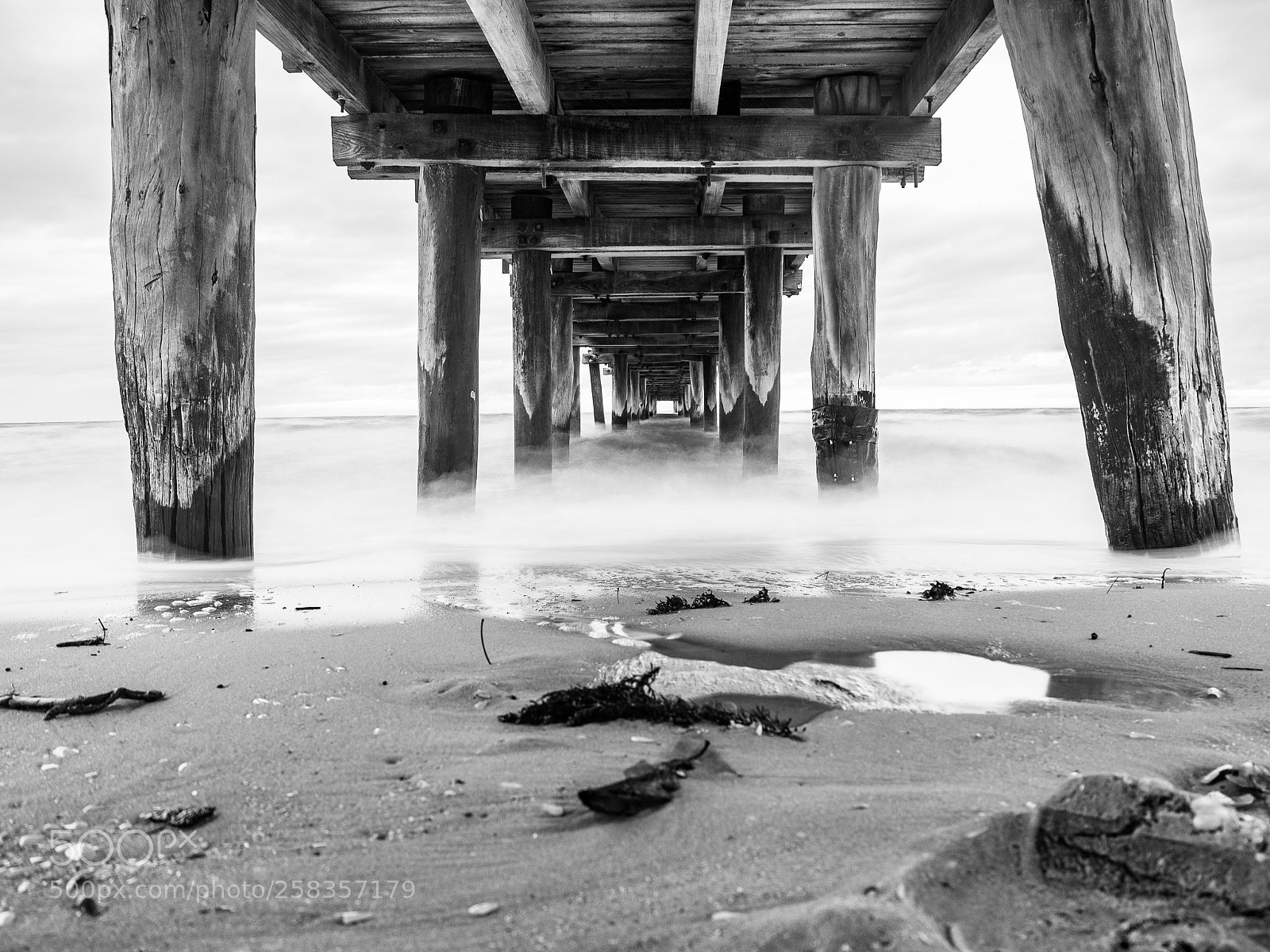Olympus OM-D E-M10 sample photo. Seaford pier photography
