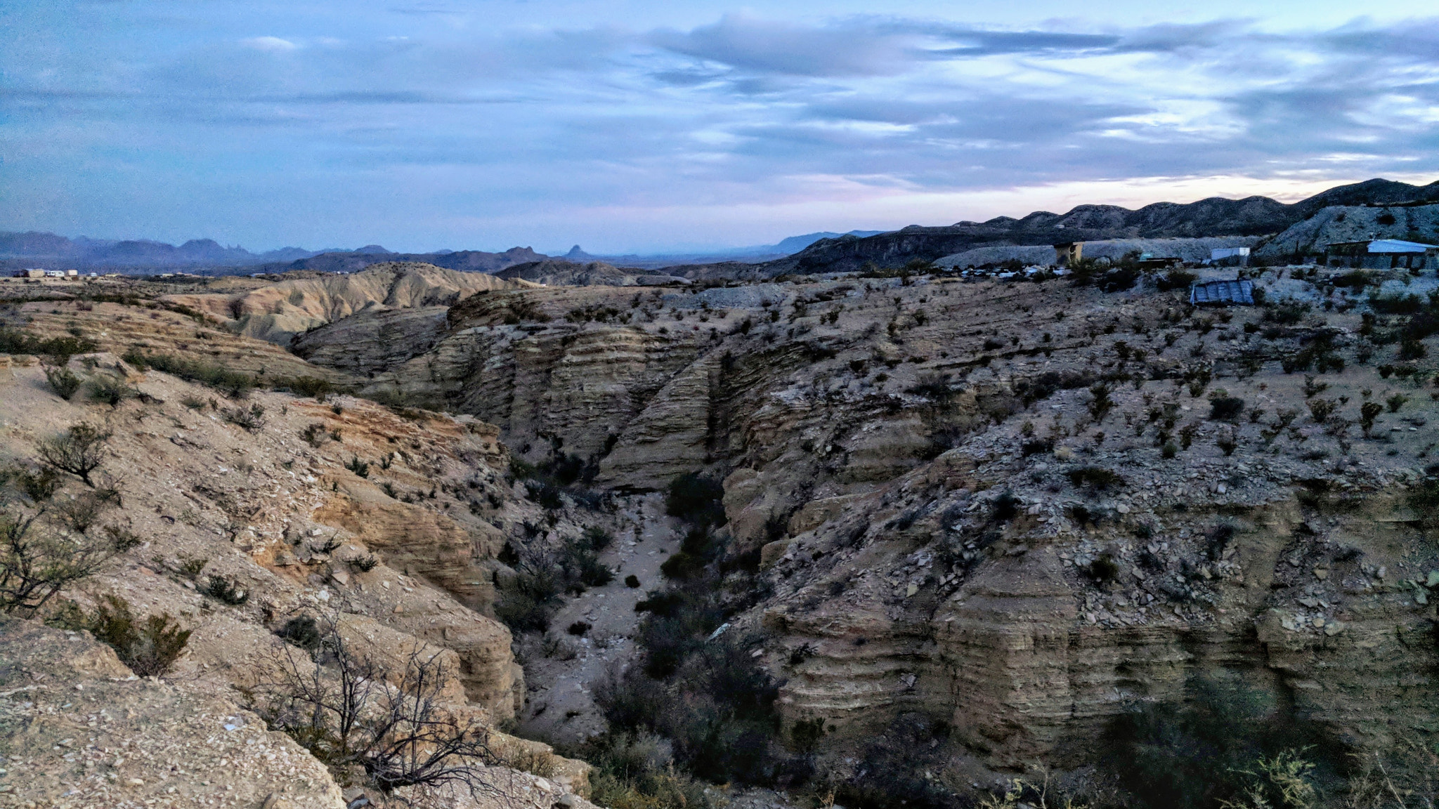 Google Pixel XL sample photo. Sundown in downtown terlingua photography