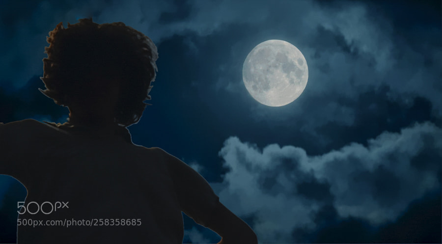 Nikon D810 sample photo. Full moon photography