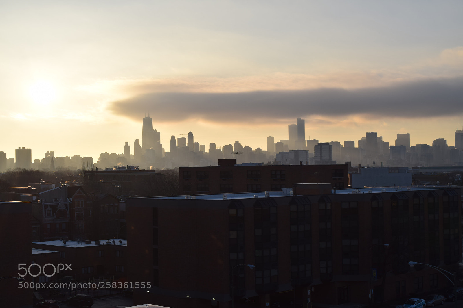 Nikon D3300 sample photo. Chicago skyline silhouette photography