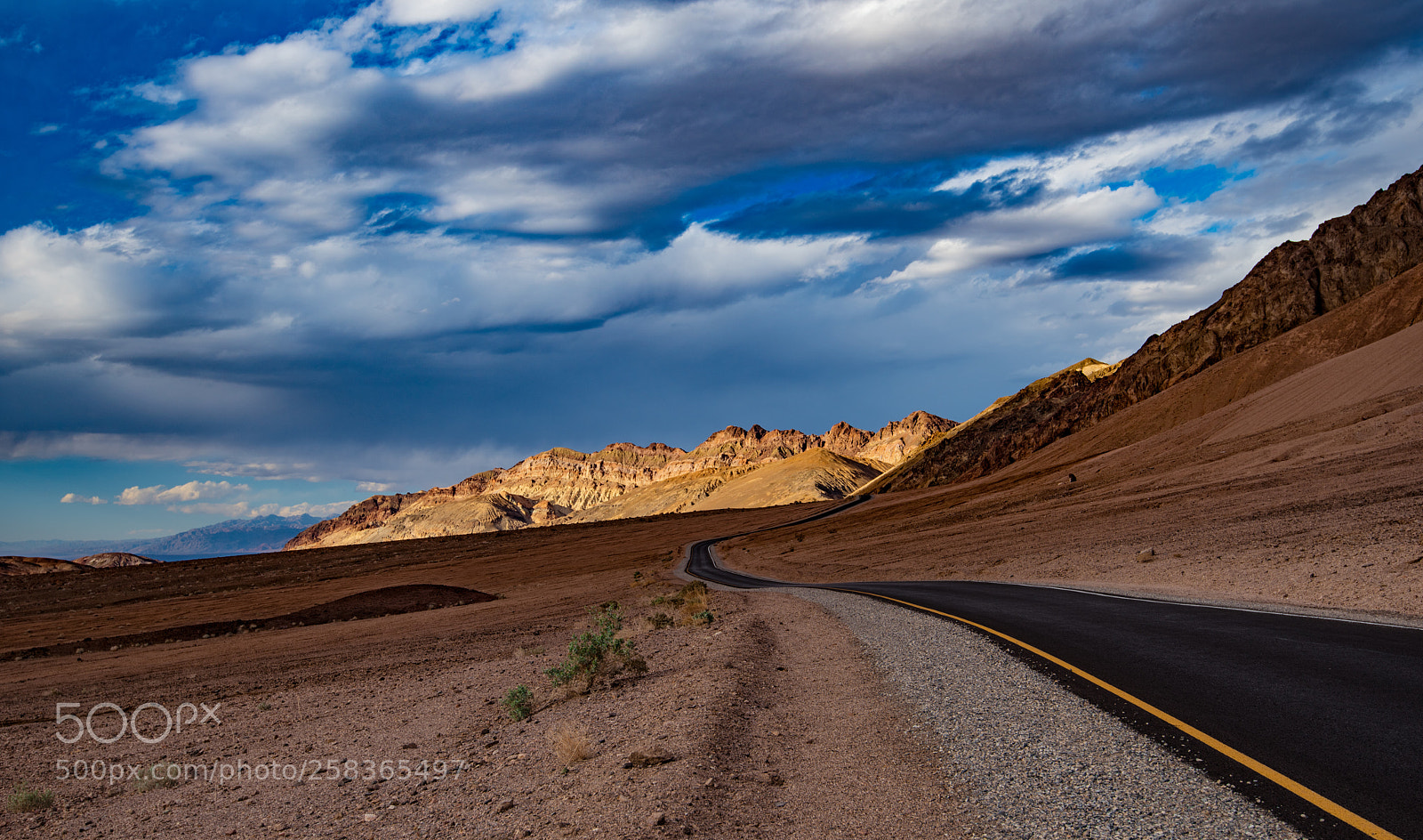 Nikon D810 sample photo. Death valley lonely road photography