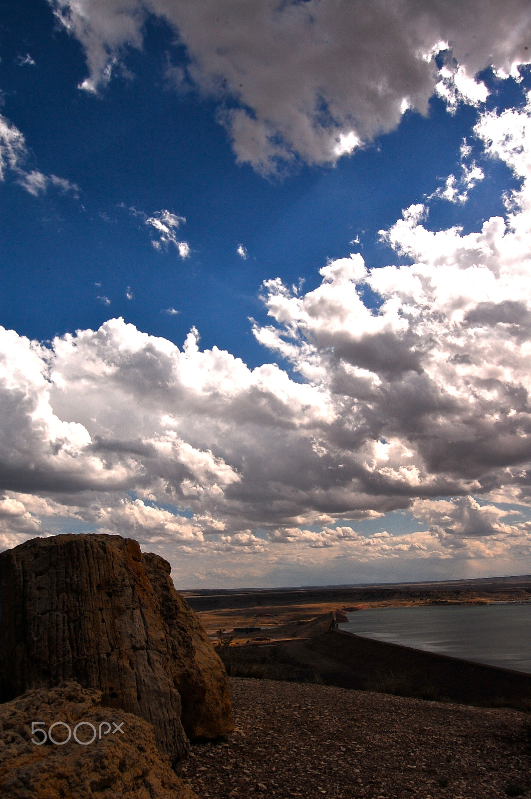 Nikon D40 sample photo. Reservoir coast photography