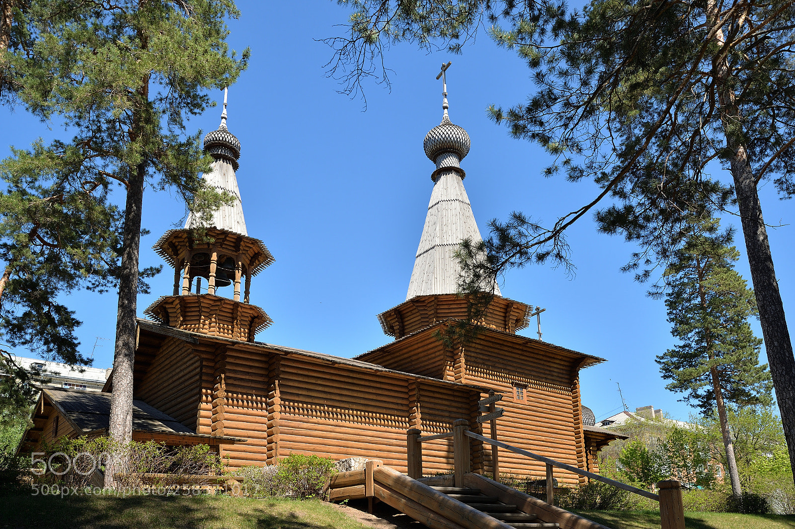 Nikon Df sample photo. Wooden church photography