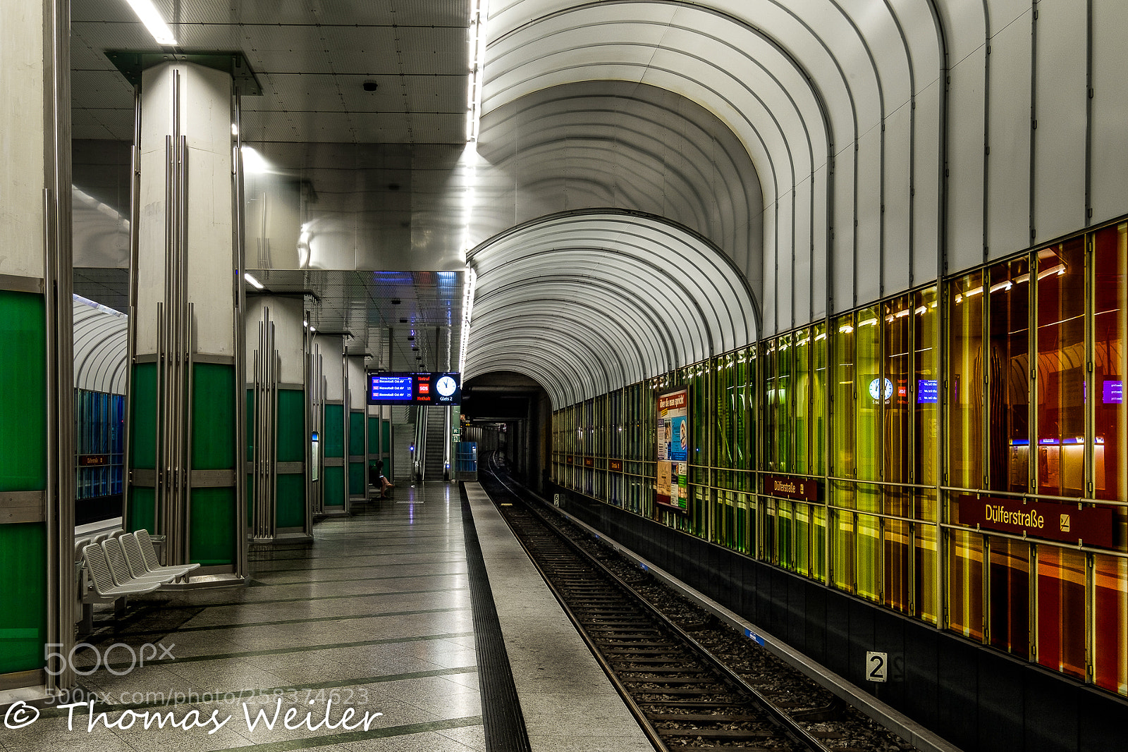 Fujifilm X-T1 sample photo. Subway station dülferstr photography
