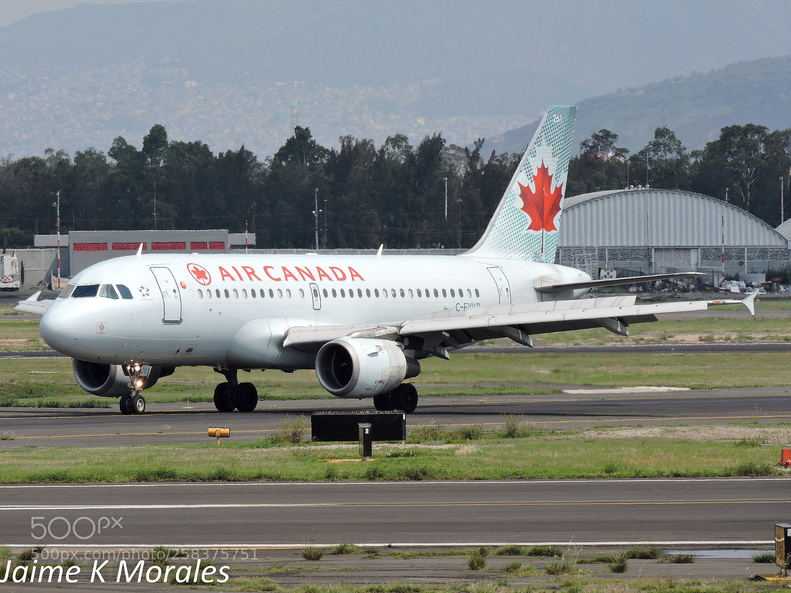 Nikon Coolpix P600 sample photo. Air canada a319 photography