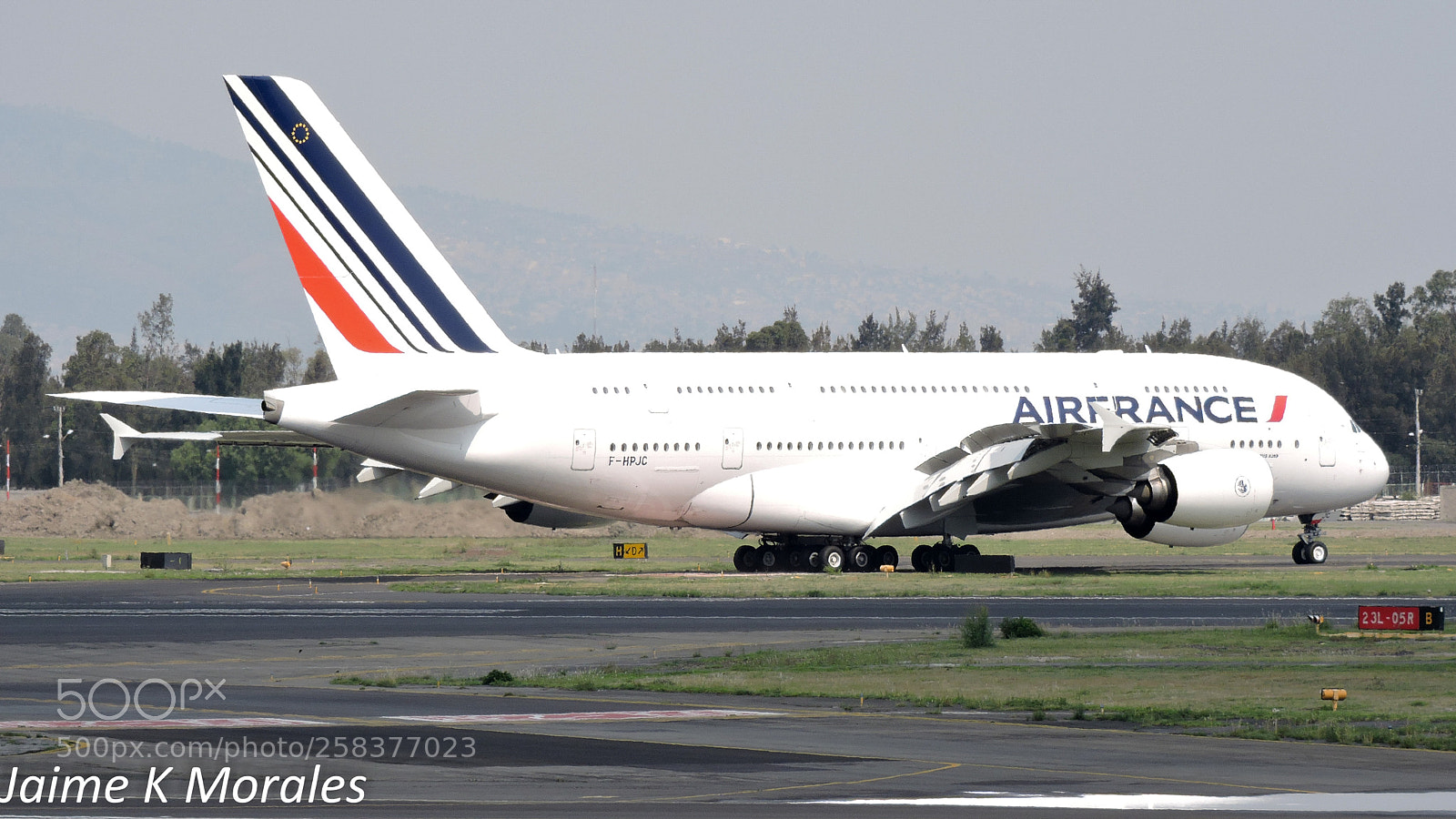 Nikon Coolpix P600 sample photo. Airfrance a380 in mexico photography