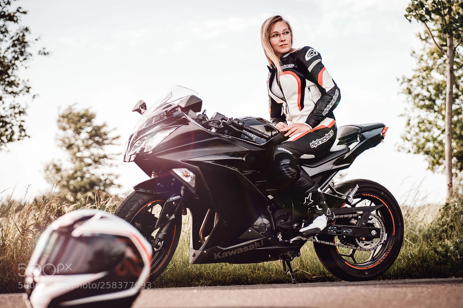 Fujifilm X-T2 sample photo. Bikergirl photography