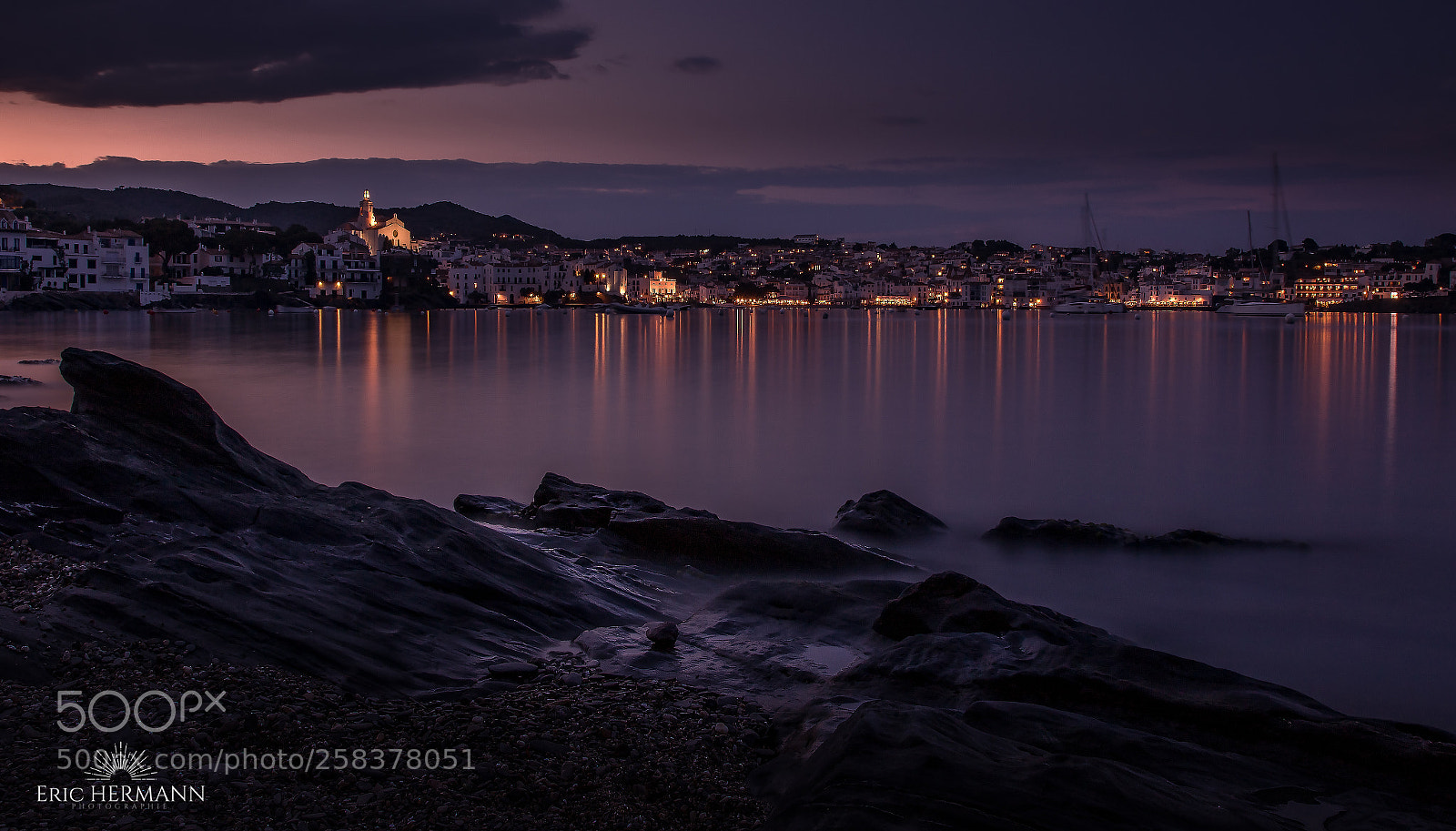 Canon EOS 7D Mark II sample photo. Cadaquès by night photography