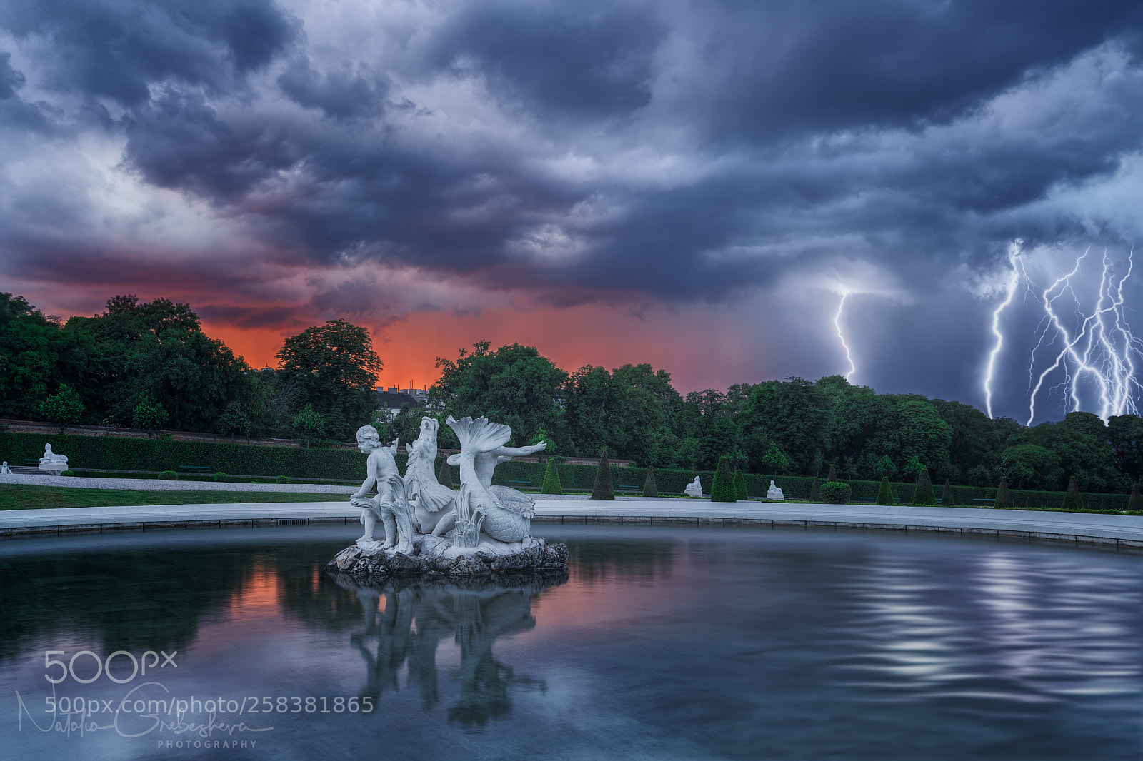 Sony a7R II sample photo. Thunderstorm sunset photography