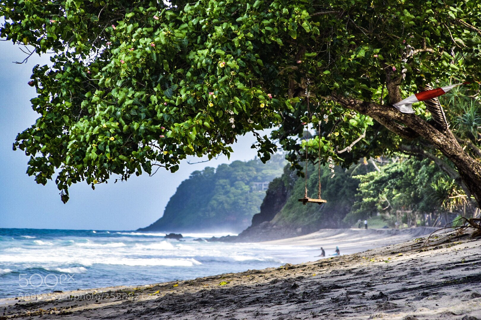 Nikon D5300 sample photo. Beach swing photography