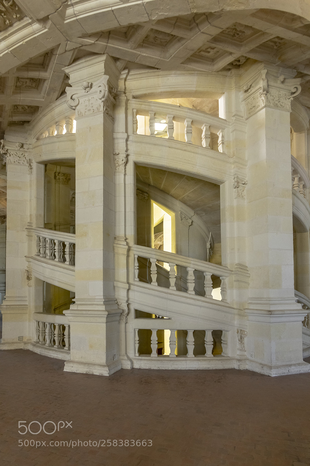 Pentax K-3 sample photo. Chambord helical staircases photography