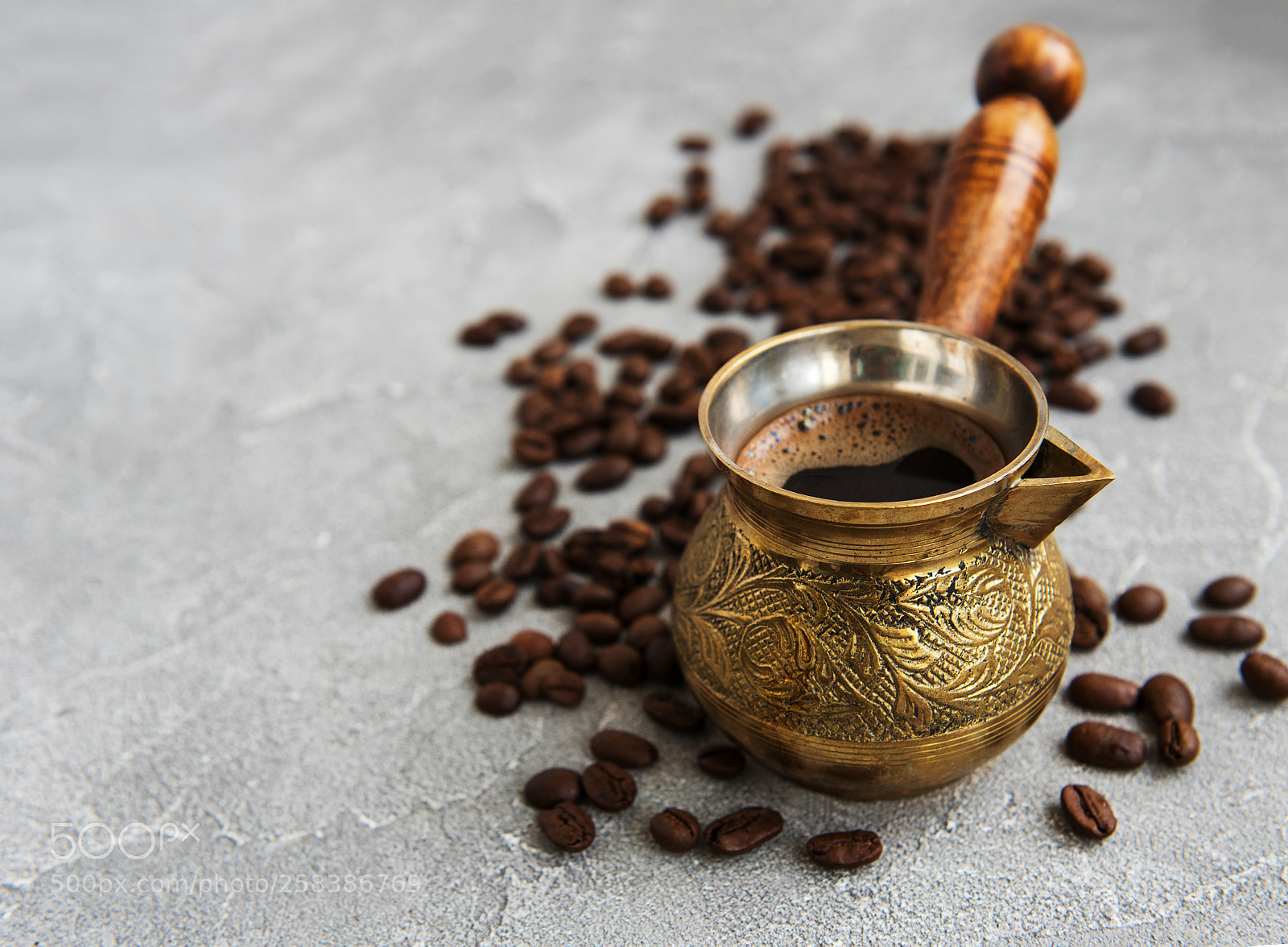 Nikon D750 sample photo. Coffee beans and turk photography