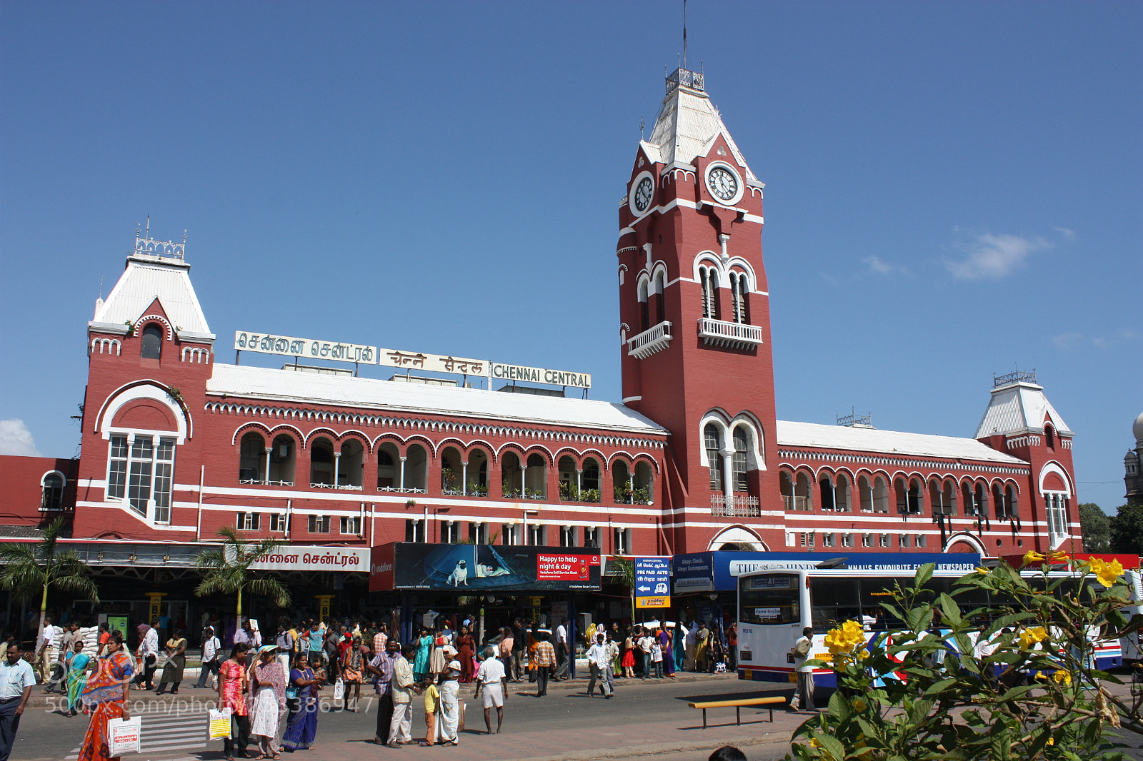 Canon EF-S 18-55mm F3.5-5.6 IS sample photo. Chennai, train station� photography