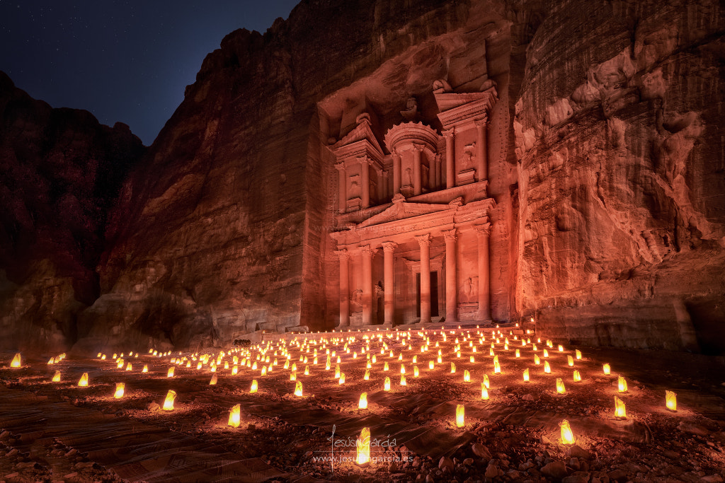 Petra by Night by Jesús M. García on 500px.com