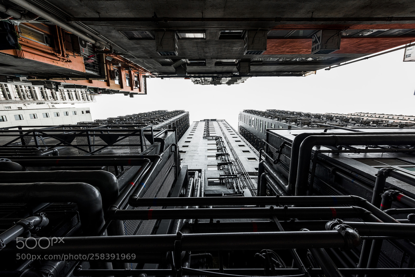 Nikon D810 sample photo. Hong kong building photography