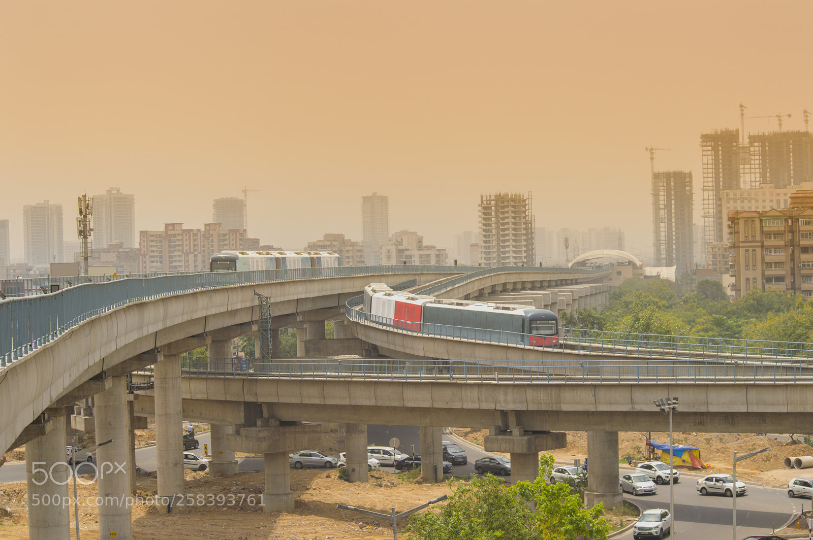 Nikon D3200 sample photo. Gurgaon cityscape photography