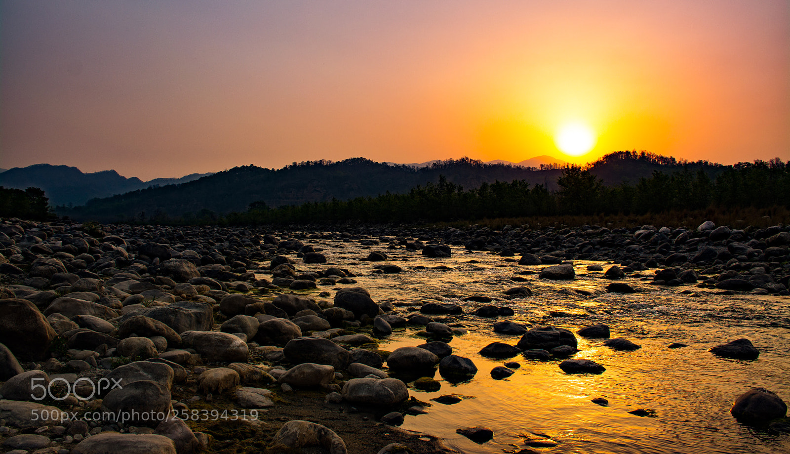 Nikon D5200 sample photo. Sunrise  at kosi river photography