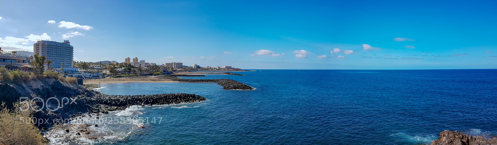 Samsung Galaxy S7 Edge sample photo. Panorama playa de las photography