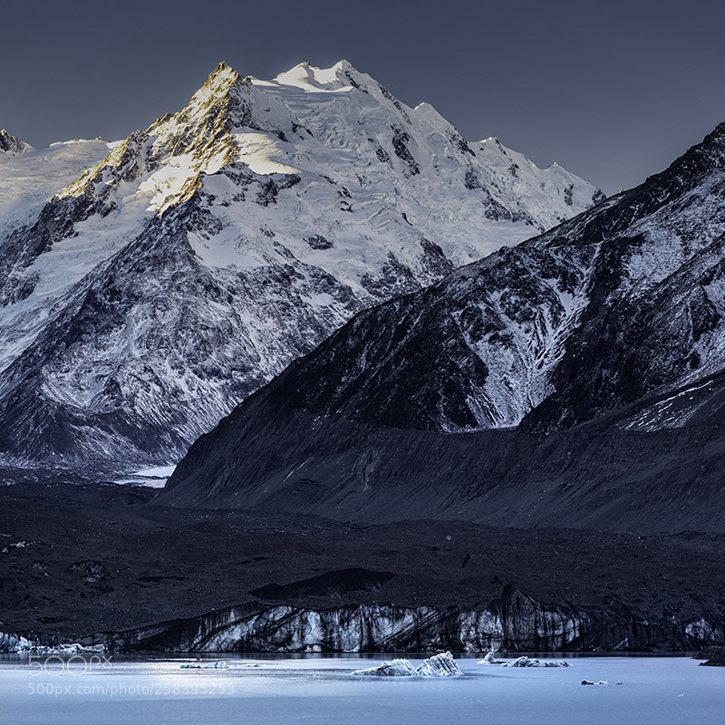 Nikon D810 sample photo. Tasman glacier and terminal photography