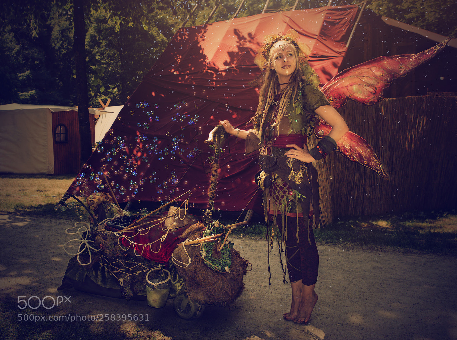 Nikon D610 sample photo. Walking with fairies photography
