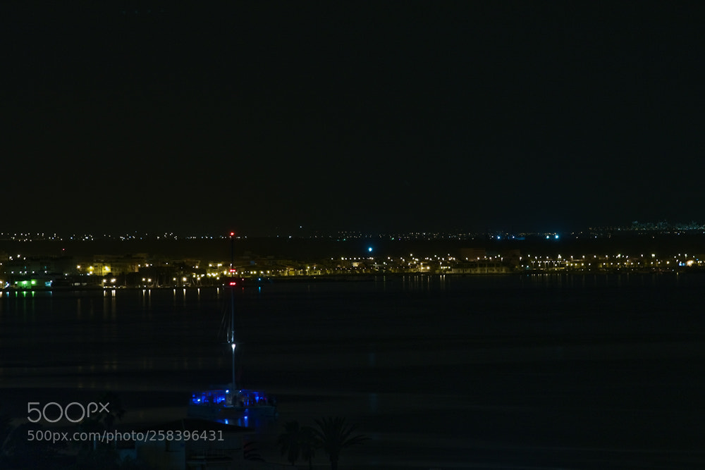 Canon EOS 450D (EOS Rebel XSi / EOS Kiss X2) sample photo. Mar menor by night photography