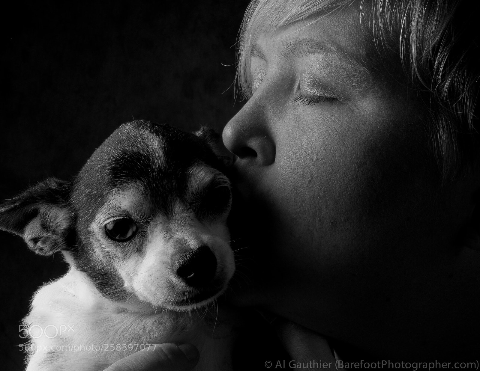 Nikon D300 sample photo. Girl with cute dog photography